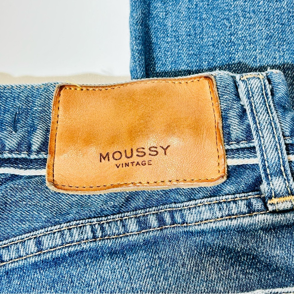 Moussy Vintage jeans high Rise Skinny jeans distressed blue women size 24 - Picture 10 of 10